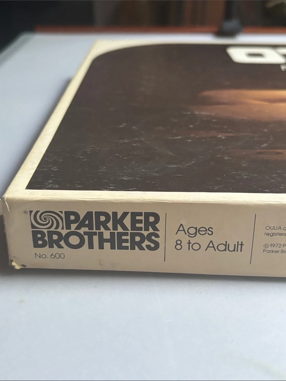 Vintage 1972 Ouija Mystifying Oracle Board Game Parker Brothers William Fold Set